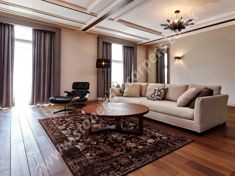 Agnella Rugs Ballata BEVI Mulberry - 80% Wool 20% Nylon - Free Delivery