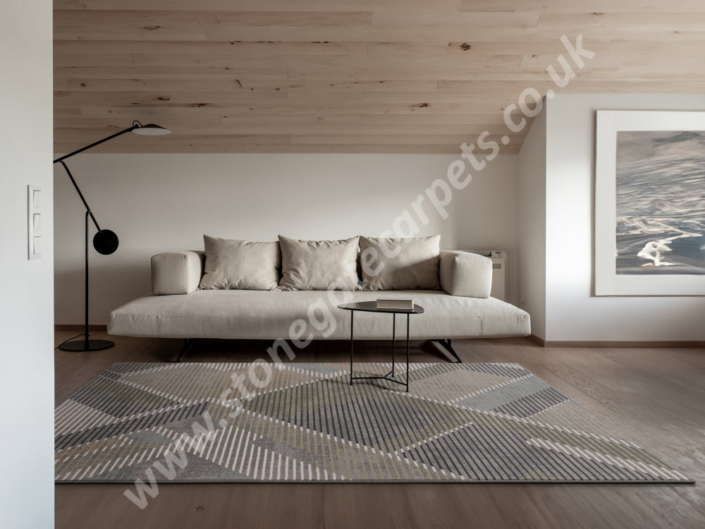 Agnella Rugs Ballata ELIAN Shale - 80% Wool 20% Nylon - Free Delivery