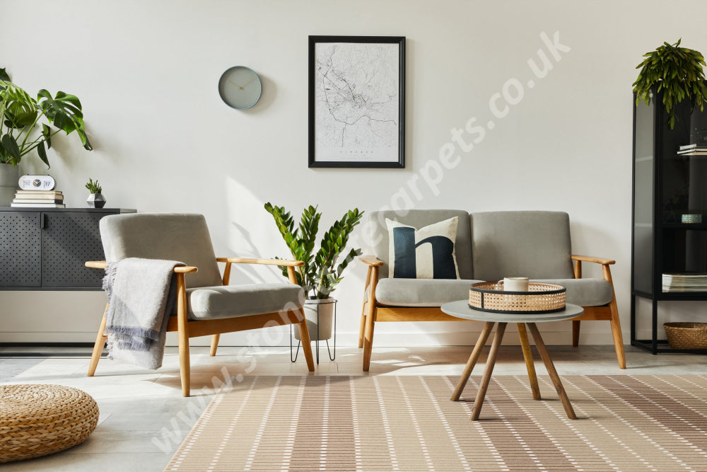 Agnella Rugs Ballata ZARINA Beige - 80% Wool 20% Nylon - Free Delivery