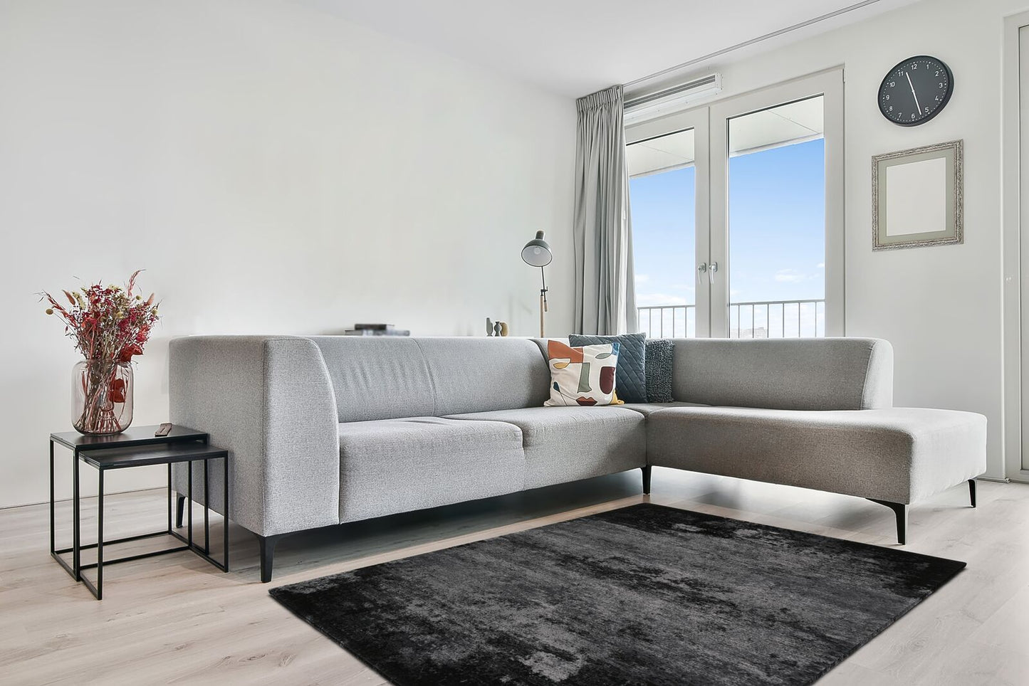 Agnella Rugs Calisia BRAN Grey - 100% New Zealand Wool - Free Delivery