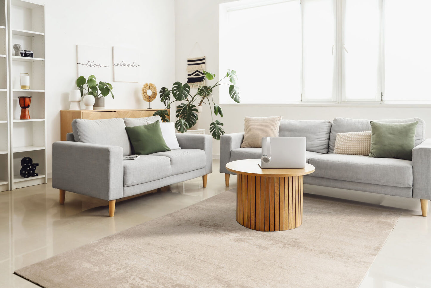 Agnella Rugs Calisia BRAN POLAR White - 100% New Zealand Wool - Free Delivery