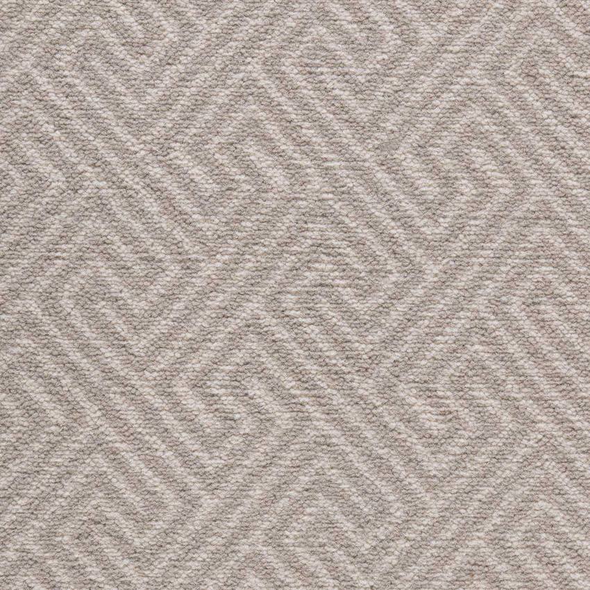 Axminster Carpets Modern Classics Geometric - Ashen Beige / Chroma Silver