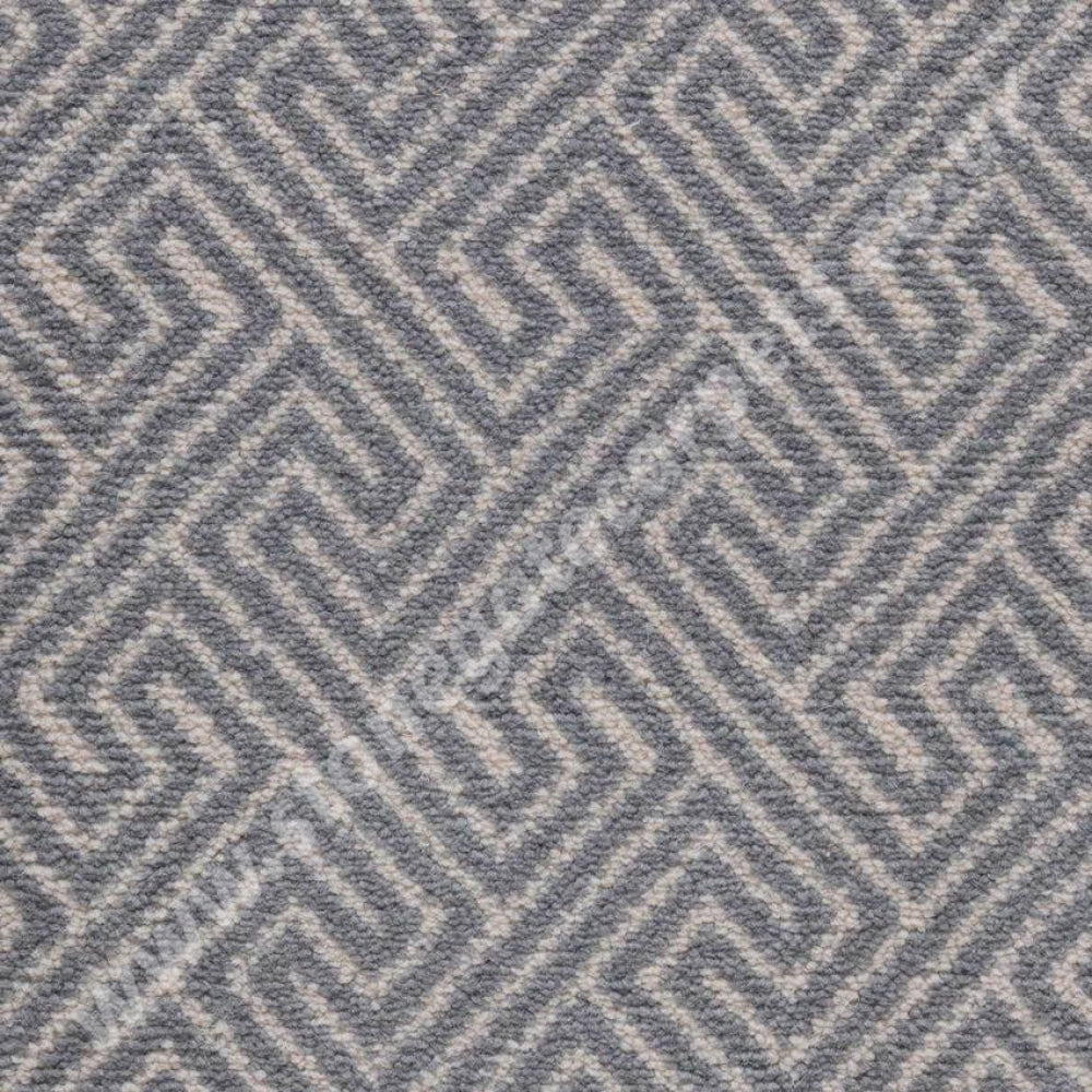 Axminster Carpets Modern Classics Geometric - Ashen Beige / Chroma Silver