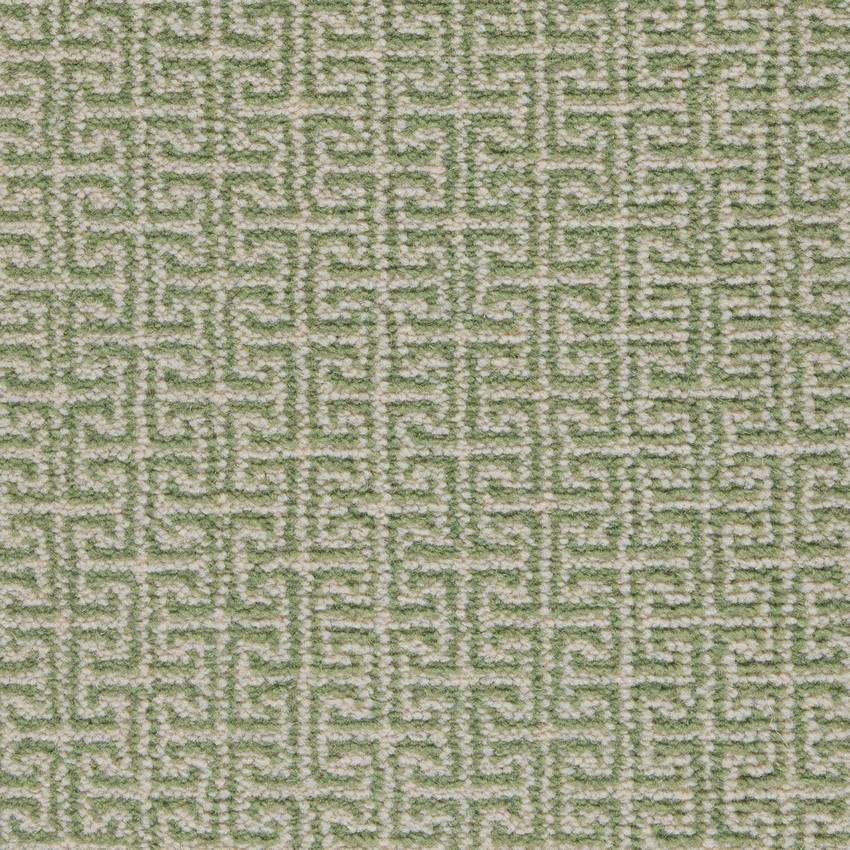 Axminster Carpets Modern Classics Geometric Key - Chroma Silver / Khaki / Sage