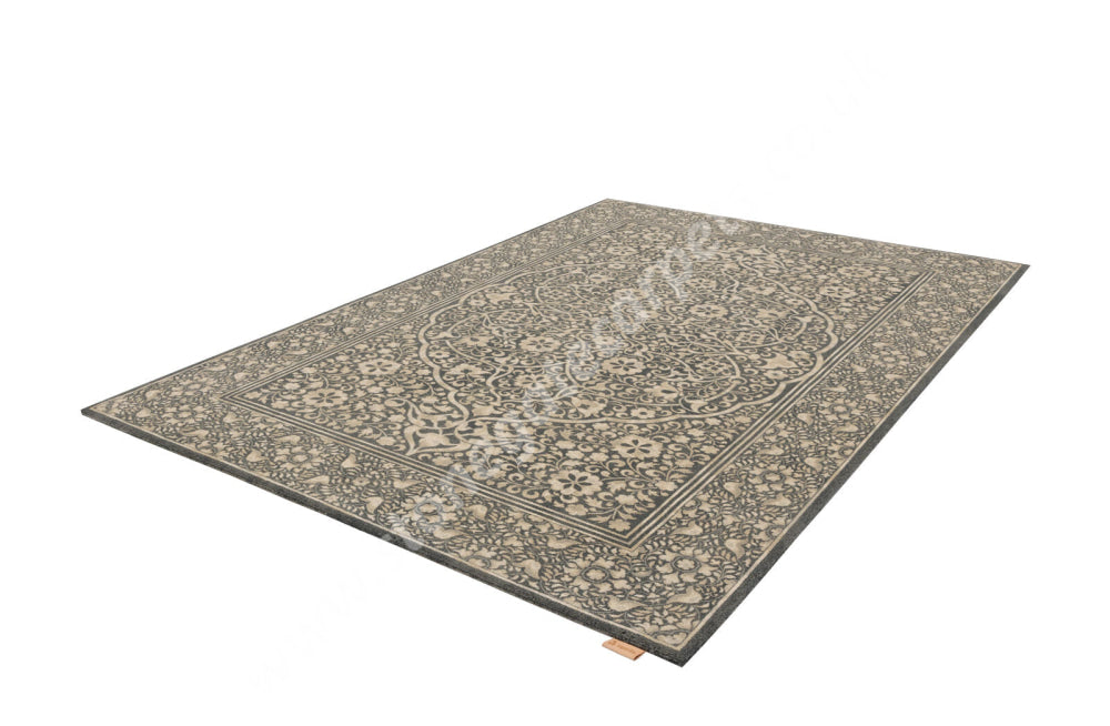 Agnella Rugs Design Discoveries V&A Collection LUMINA Graphite (Regius Quality) - Free Delivery