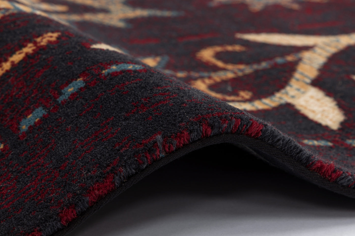Agnella Rugs Design Discoveries V&A Collection MARASH Dark Red - Free Delivery