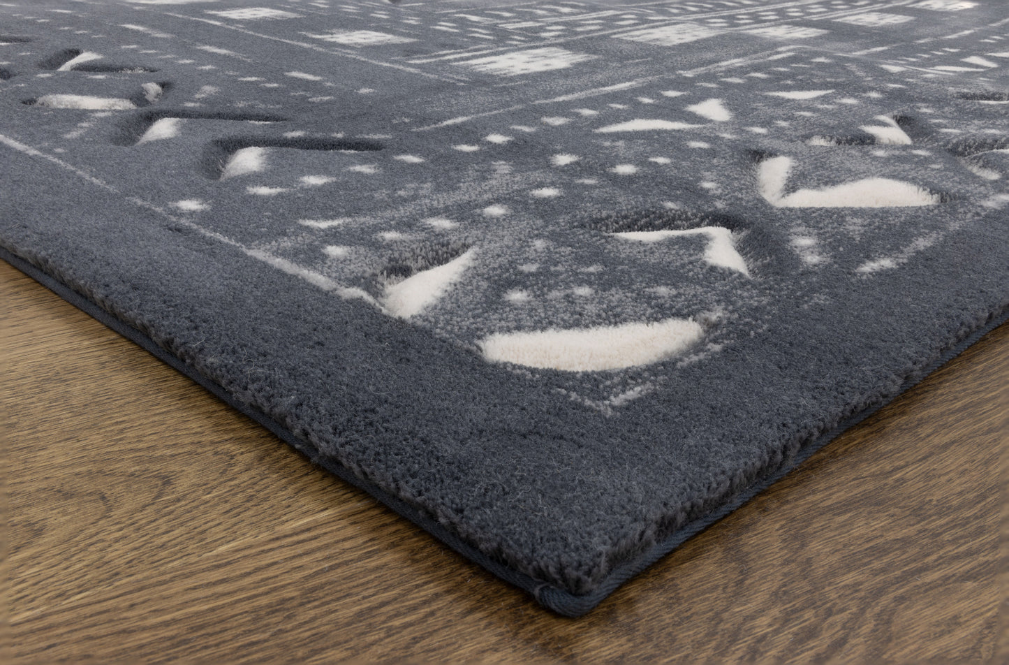 Agnella Rugs Design Discoveries V&A Collection MASI Graphite - Free Delivery
