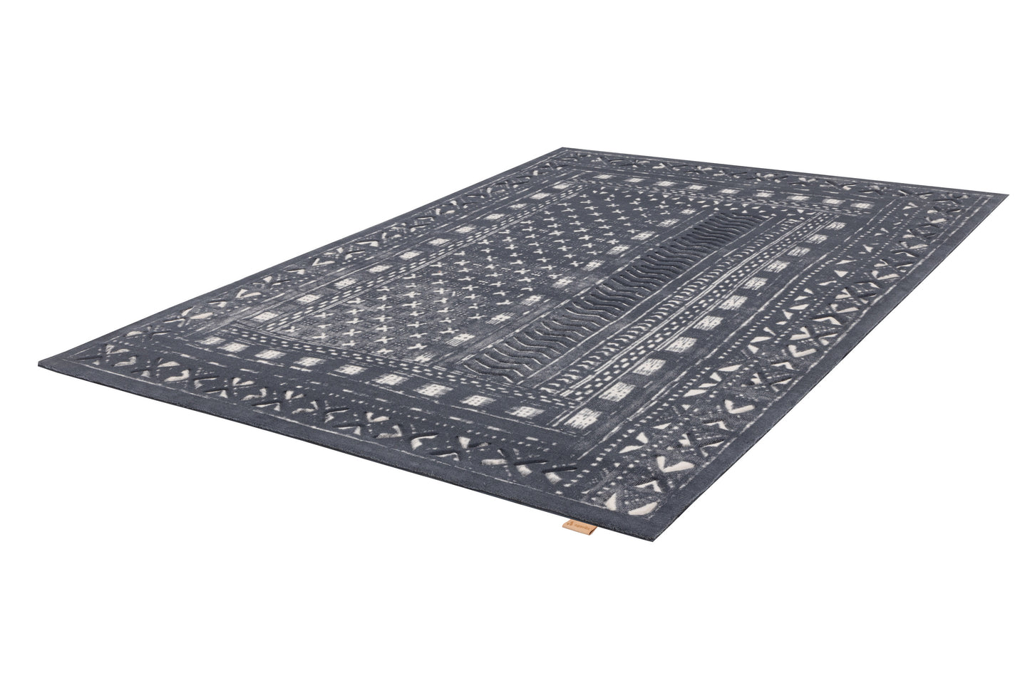 Agnella Rugs Design Discoveries V&A Collection MASI Graphite - Free Delivery