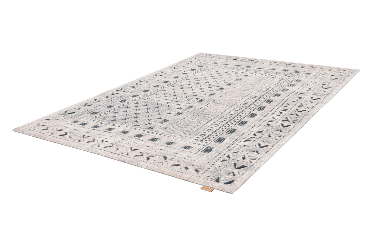 Agnella Rugs Design Discoveries V&A Collection MASI Polar White - Free Delivery