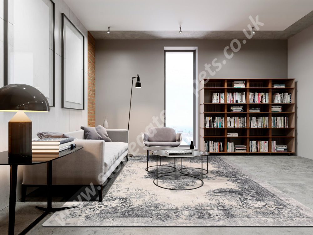 Agnella Rugs Agnus MERI Grey - 100% New Zealand Wool - Free Delivery
