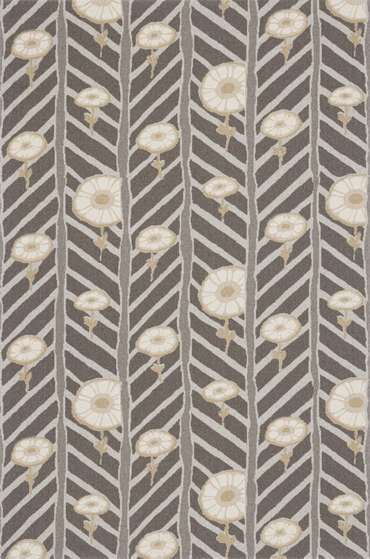 Agnella Rugs Design Discoveries V&A Collection MODERNE Graphite - Free Delivery