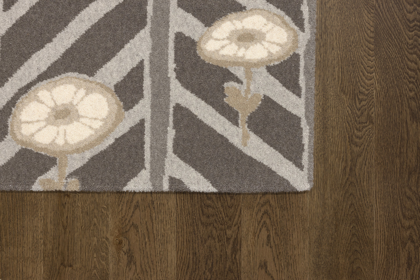 Agnella Rugs Design Discoveries V&A Collection MODERNE Graphite - Free Delivery