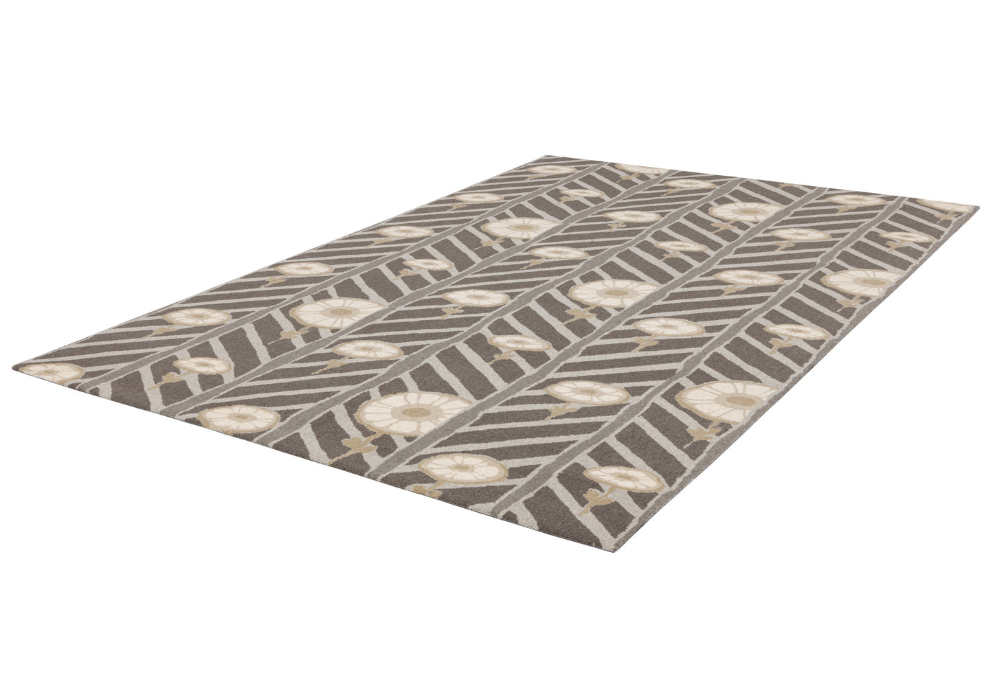 Agnella Rugs Design Discoveries V&A Collection MODERNE Graphite - Free Delivery