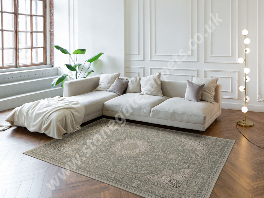 Agnella Rugs Regius SENATOR Grey - 100% Cut Pile New Zealand Wool - Free Delivery