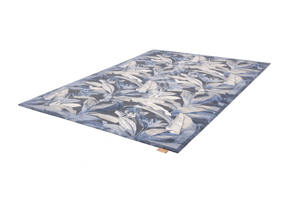 Agnella Rugs Regius MARCELINE Blue - 100% Cut Pile New Zealand Wool - Free Delivery