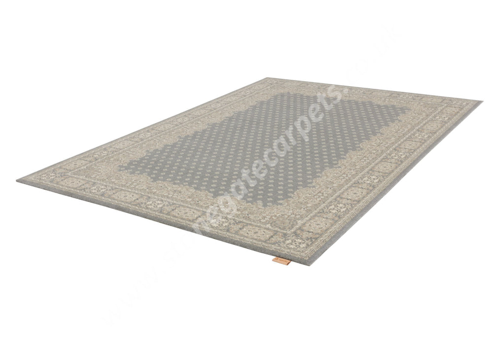 Agnella Rugs Regius BARONET Grey - 100% Cut Pile New Zealand Wool - Free Delivery