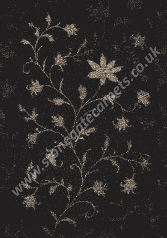 Brintons Made to Match Classic Florals Nouveau - Vela Charcoal