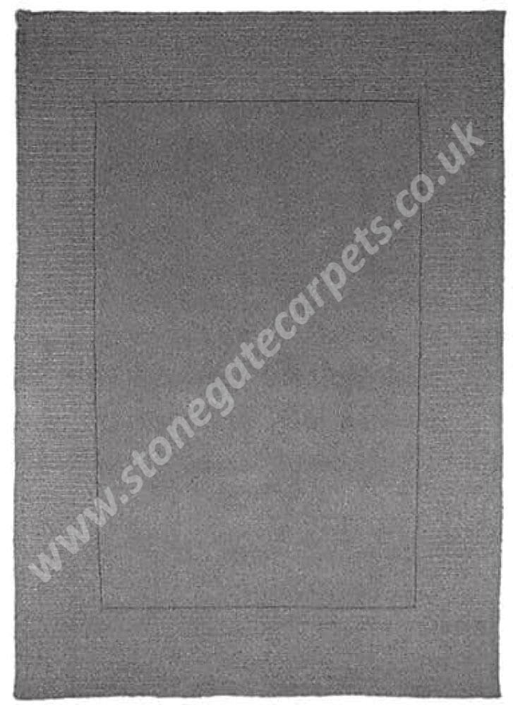 Contemporary Grey 100% Wool Boston Rug for Sale Measuring 120cm x 170cm with Free UK Delivery