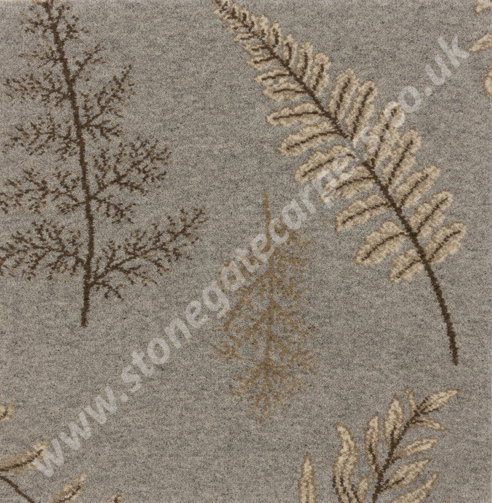 Brintons Carpets Purely Natural Flora and Fauna Bracken et al Cloud