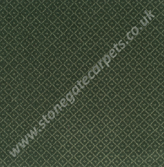 Brintons Carpets Royal Marquis Hunter Green Trellis 14/50348