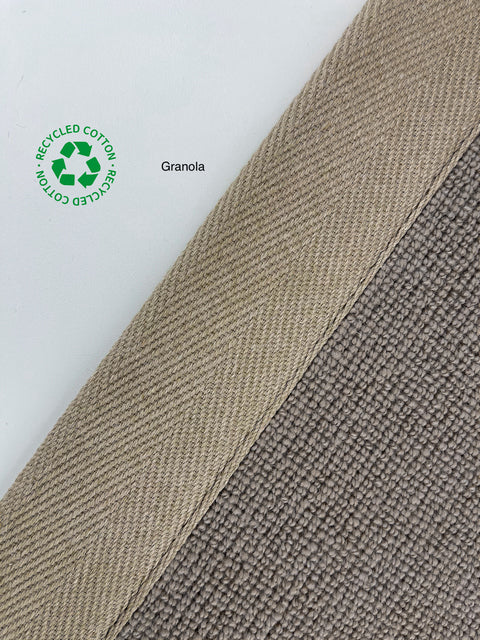 Taped Edging - Herringbone - Granola