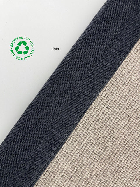 Taped Edging - Herringbone - Iron