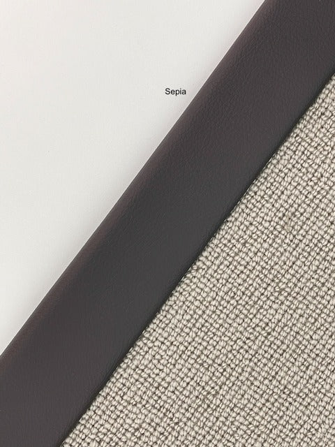 Taped Edging - Edmonton (Faux Leather) - Sepia