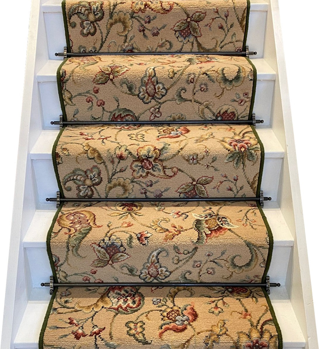 Ulster Carpets Glenavy Hampton Court Stair Runner with choice of adding bespoke border or overlocking colour (Per Linear Metre)