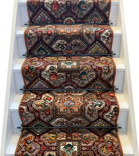 Ulster Carpets Glenmoy Seville Stair Runner with choice of adding bespoke border or overlocking colour (Per Linear Metre)
