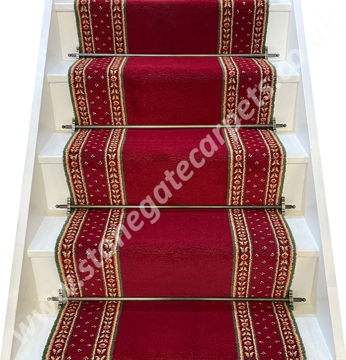 Ulster Carpets Sheriden Royal Red Runner 10/2605 (Please Call for per M² Cost)