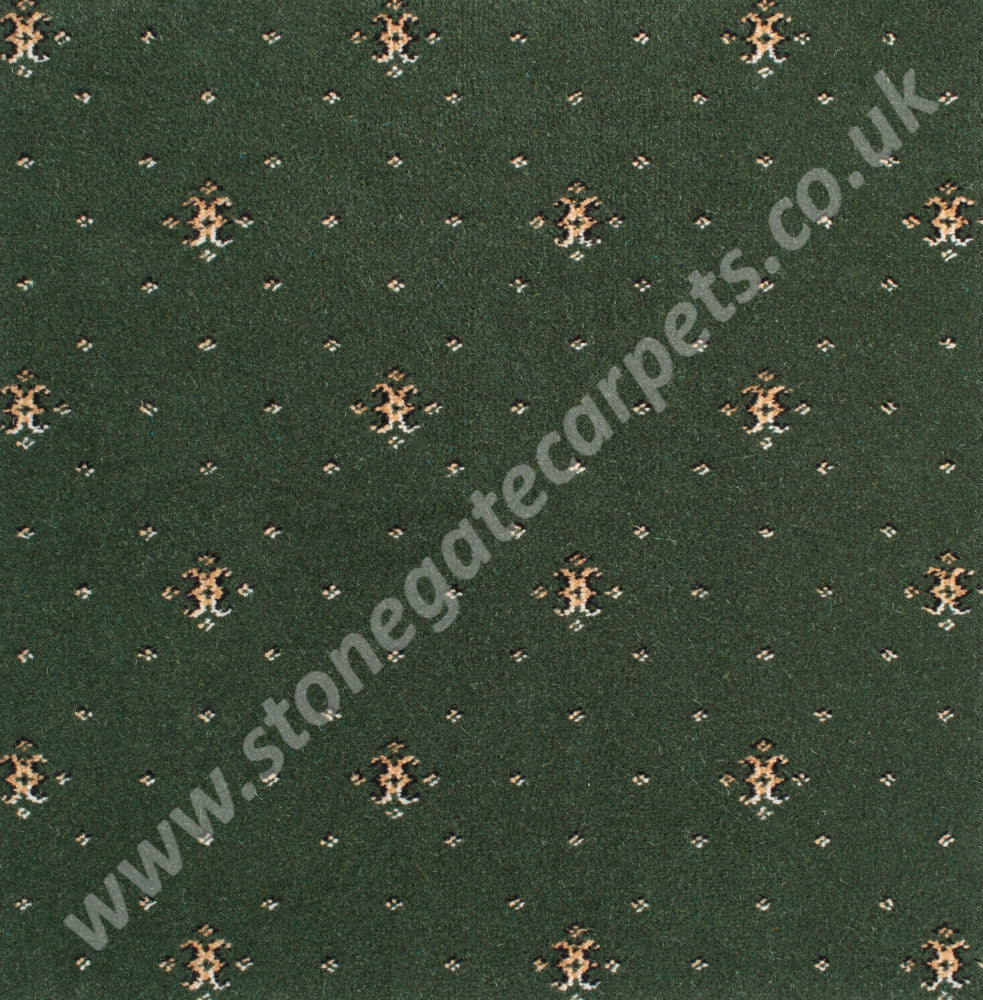 Brintons Carpets Royal Marquis Hunter Green Coronet 14/50347
