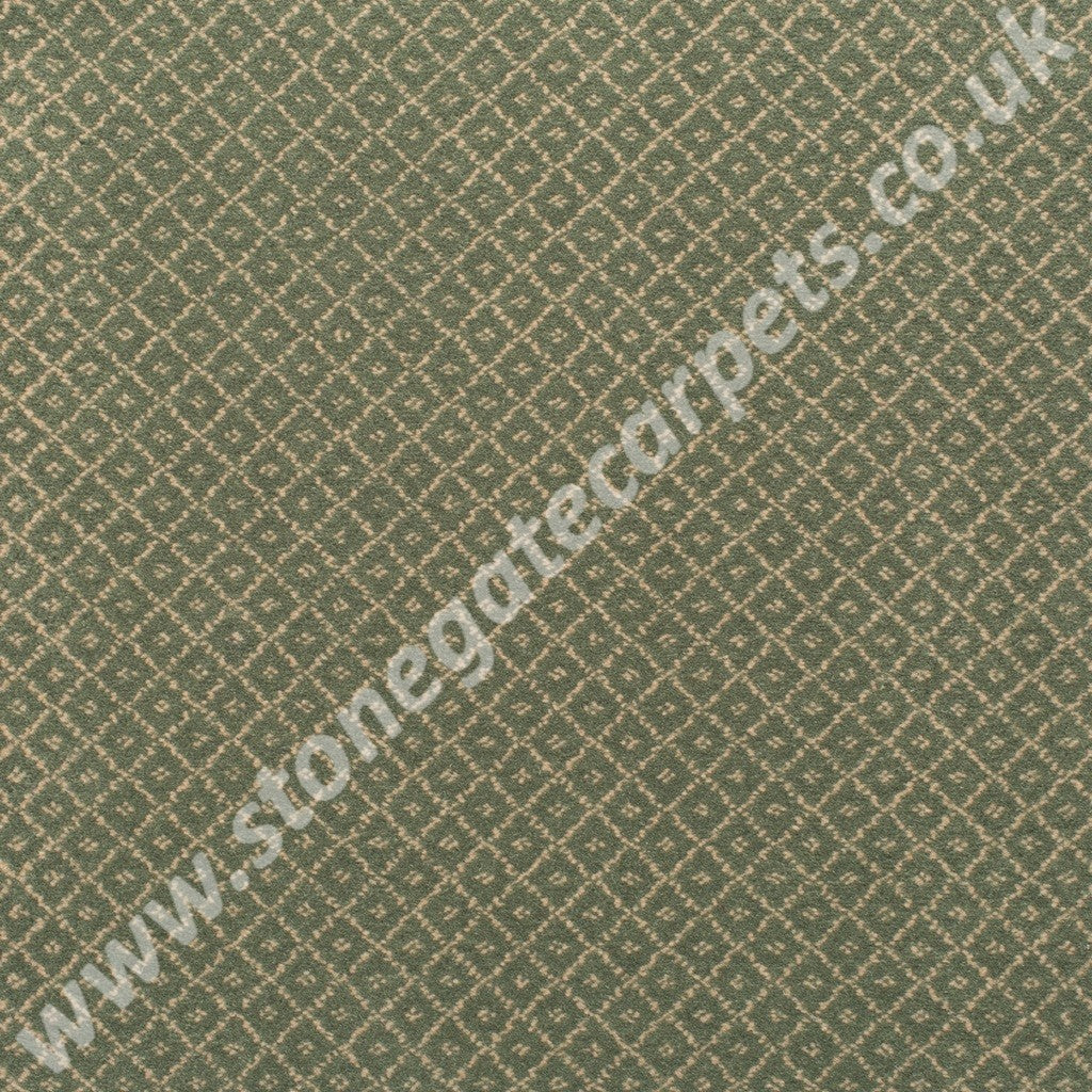 Brintons Carpets Royal Marquis Willow Green Trellis 4/50348