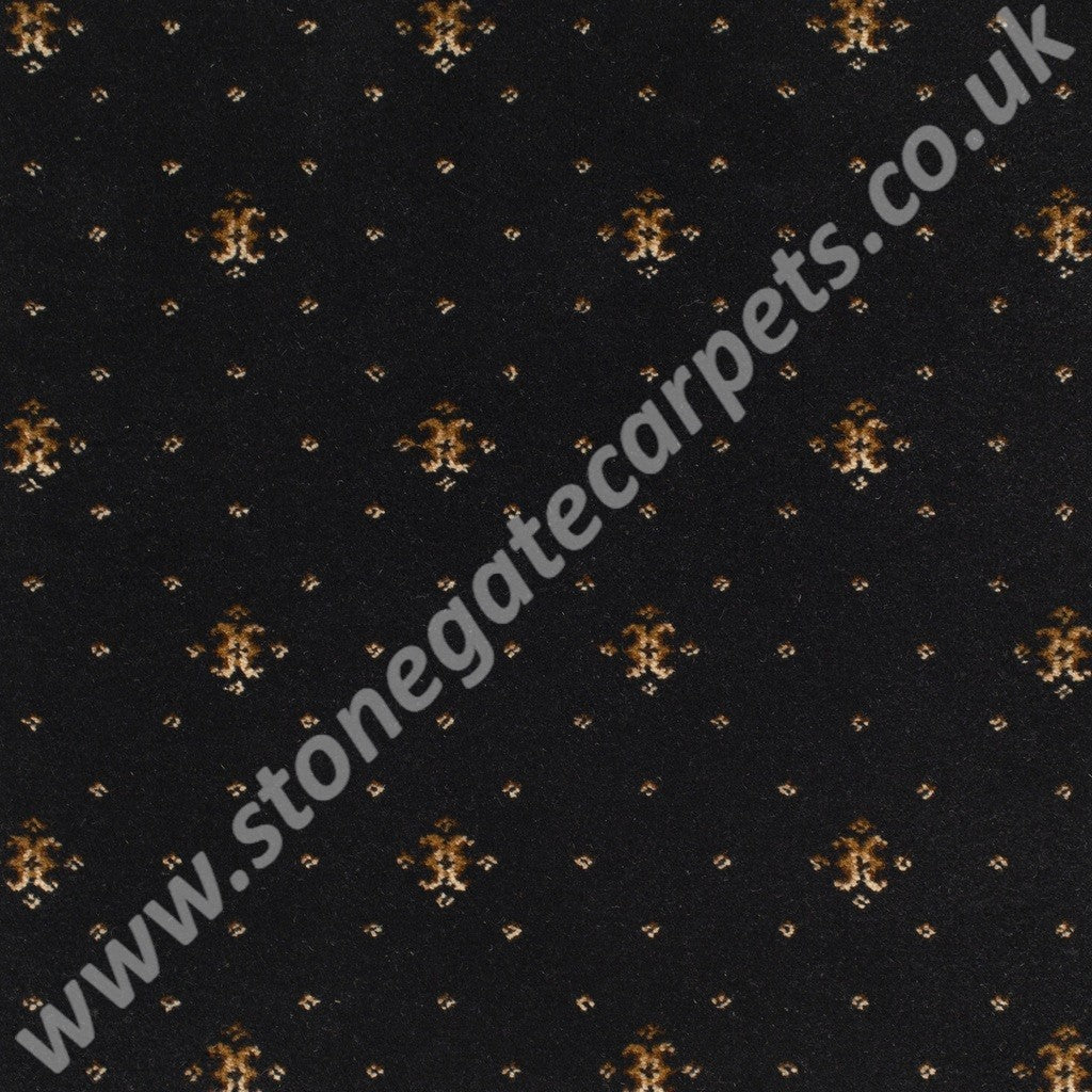 Brintons Carpets Royal Marquis Intense Black Coronet 9/50347