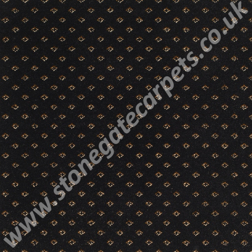 Brintons Carpets Royal Marquis Collection Intense Black Diamond 9/50346