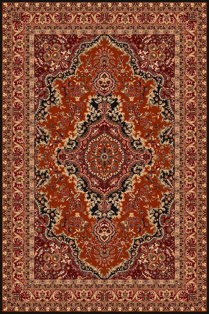 Agnella Rugs Isfahan ALMAS Black - 50/50 British/New Zealand Wool - Free Delivery