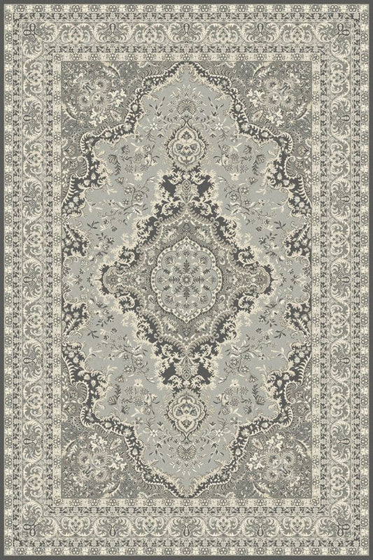 Agnella Rugs Isfahan ALMAS Graphite - 50/50 British/New Zealand Wool - Free Delivery