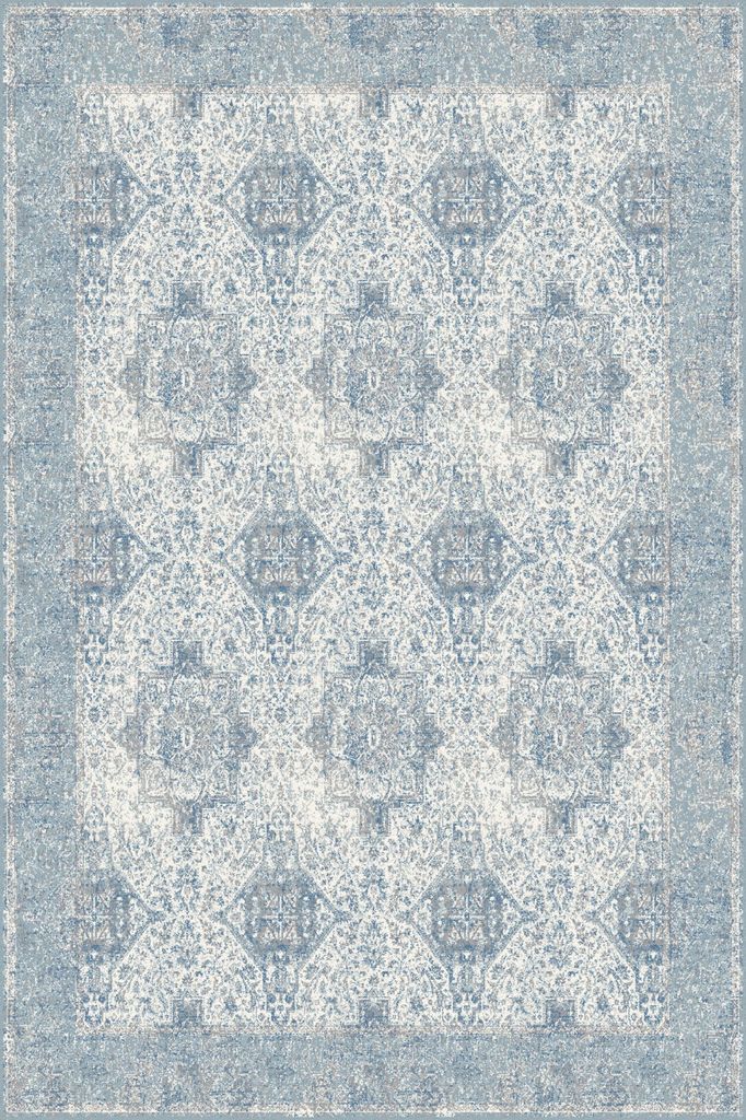 Agnella Rugs Isfahan AUGUSTUS Light Blue - 50/50 British/New Zealand Wool - Free Delivery