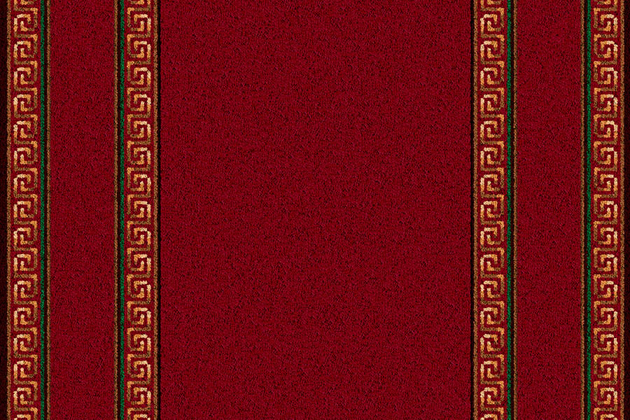 Ulster Carpets Athenia Red Runner 10/2583 (Please Call for per M² Cost)