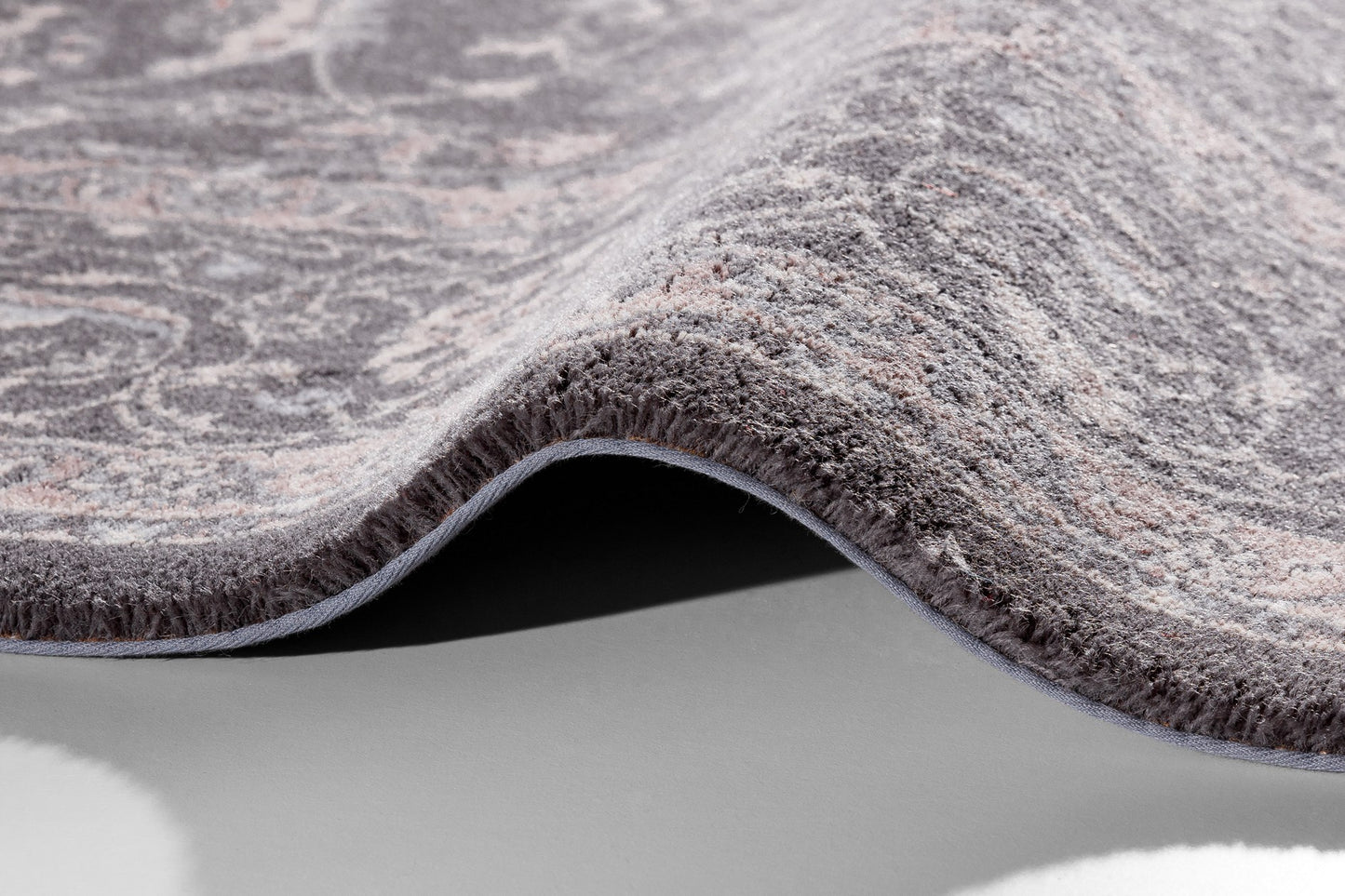 Agnella Rugs Calisia DAMORE Anthracite - 100% New Zealand Wool - Free Delivery