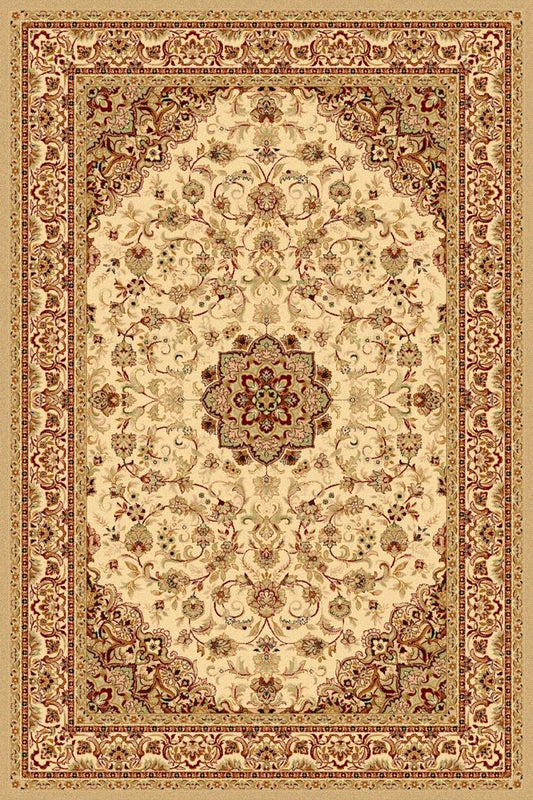 Agnella Rugs Isfahan DAMO Cream - 100% New Zealand Wool - Free Delivery