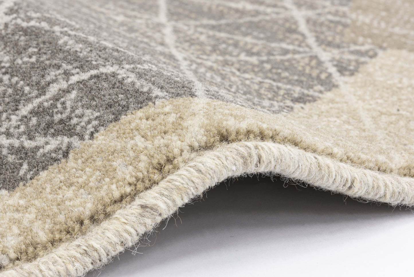 Agnella Rugs Tempo Natural FOLIO Beige - 100% Undyed British Wool - Free Delivery