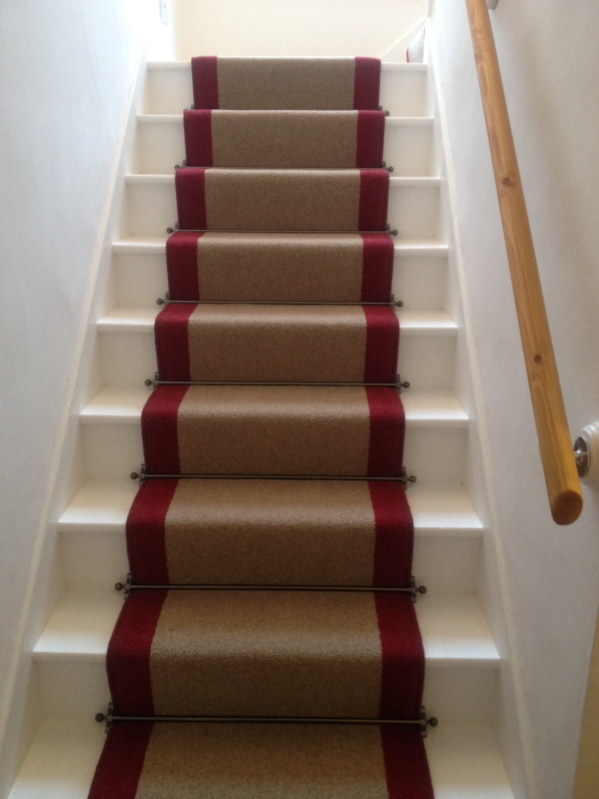 Brintons Carpets Bell Twist Italian Mocha & Ulster Shiraz Stair Runner (Per Linear Metre)
