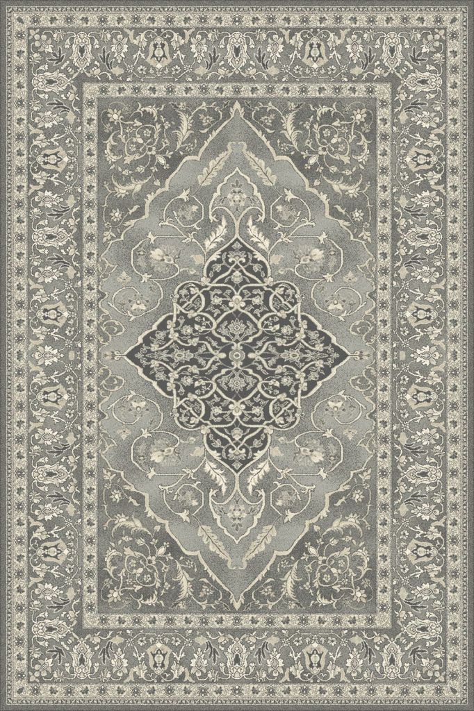 Agnella Rugs Isfahan LEYLA Graphite - 100% New Zealand Wool - Free Delivery