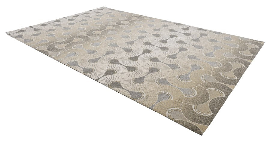 Agnella Rugs Calisia M MEDA Sand - 50% British Wool 50% New Zealand Wool - Free Delivery