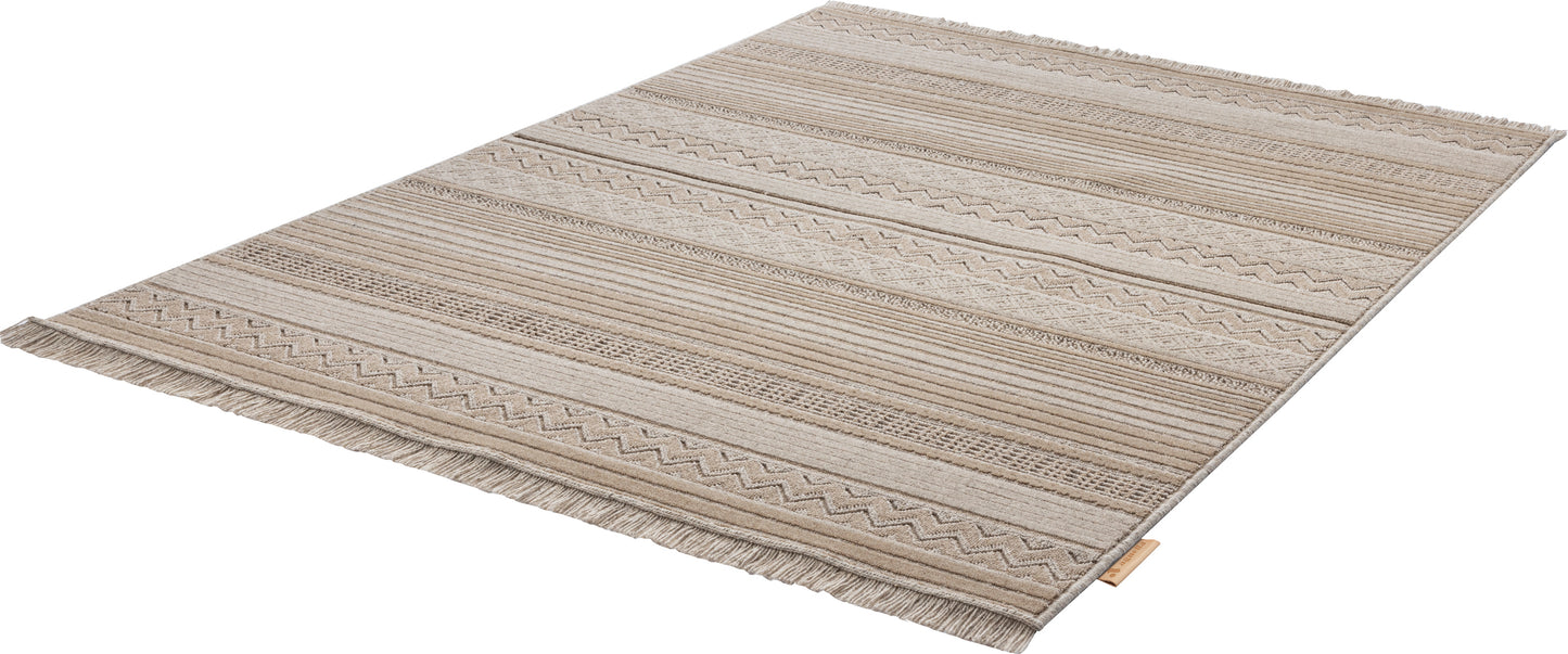 Agnella Rugs Noble ONI Light Beige - 100% Undyed British Wool - Free Delivery