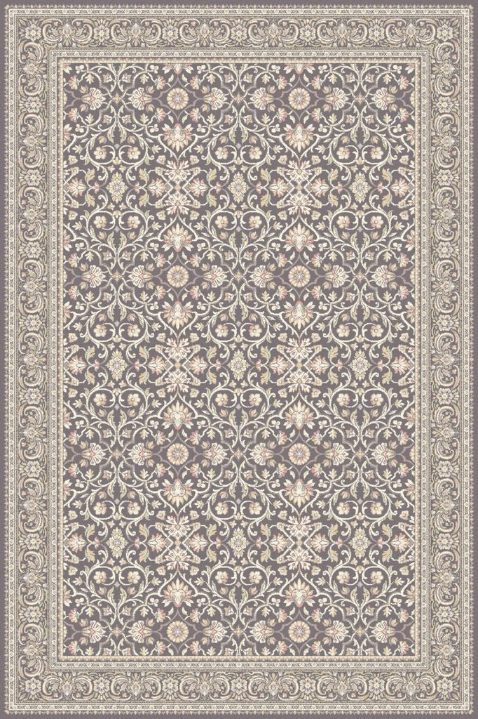 Agnella Rugs Isfahan SALAMANKA Anthracite - 100% New Zealand Wool - Free Delivery