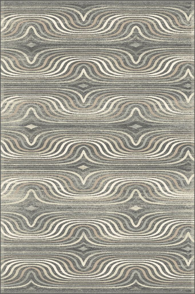 Agnella Rugs Isfahan SEWILLA Graphite - 100% New Zealand Wool - Free Delivery