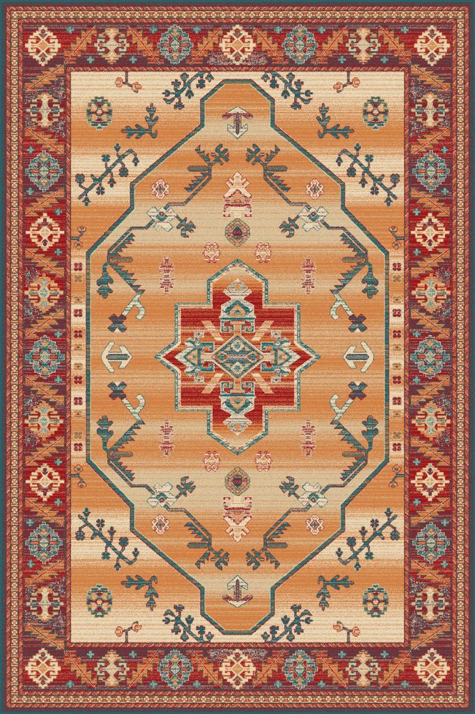 Agnella Rugs Isfahan TEREUS Copper - 100% New Zealand Wool - Free Delivery