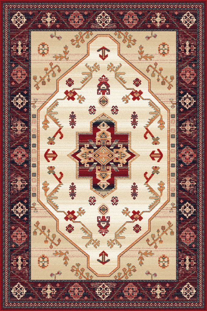 Agnella Rugs Isfahan TEREUS Light Beige - 100% New Zealand Wool - Free Delivery