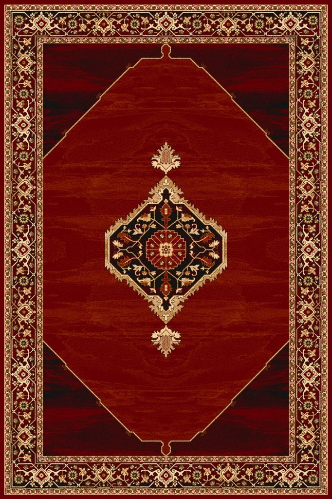 Agnella Rugs Isfahan URIASZ Ruby - 100% New Zealand Wool - Free Delivery